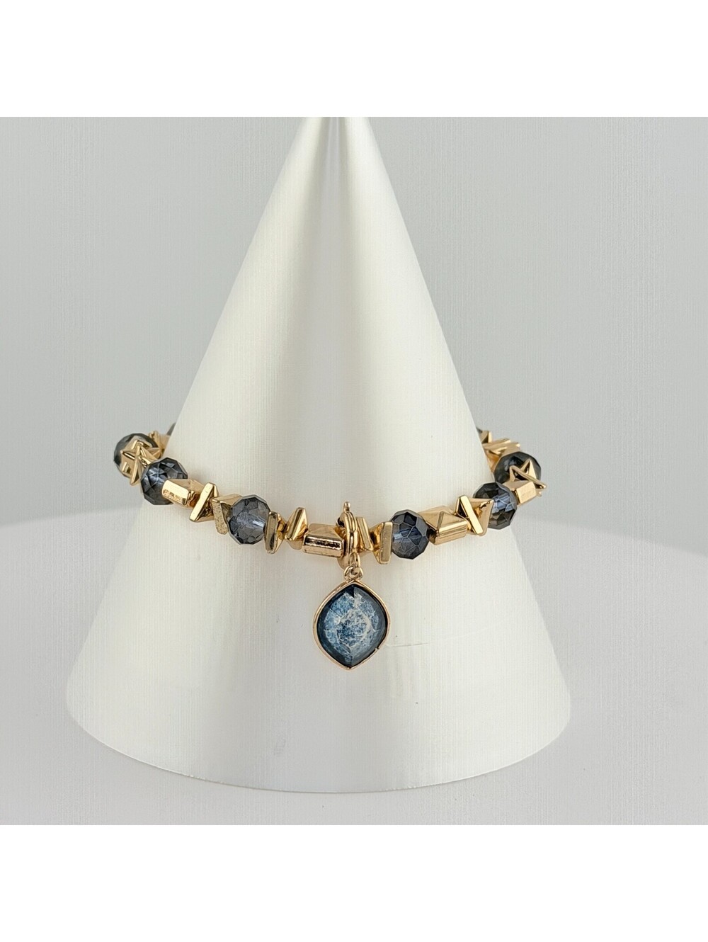 Bomb Party Single Stack Bracelet - on Yellow Gold #76
